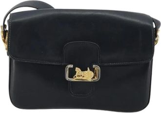 Celine Pre-owned Horse Carriage Schoudertas - Dames - Vintage Schoudertas - Zwart - ONE Size - Leer - Vintage