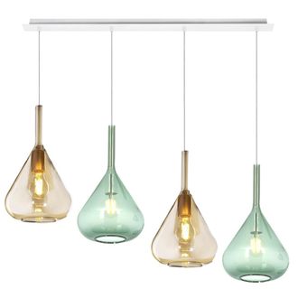 Top-Light Lampadario Top Light Kona 1177 Bi S4 R E27 Led Lampada Soffitto Moderna