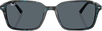 Ray-Ban Raimond Blue Rectangular Unisex Sunglasses RB2231 1417R5 58