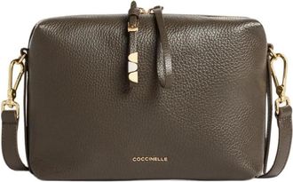 Coccinelle Nikla Schoudertas - Dames - Schoudertassen - Groen - ONE Size - Katoen - Tassen