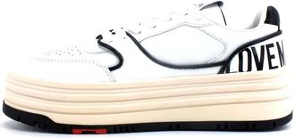 Love Moschino Sneaker - Dames - Sneakers - Wit - 39 EU - Leer - Schoenen