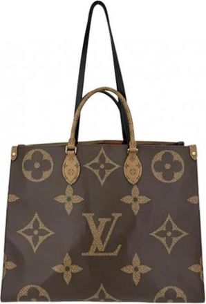 Louis Vuitton Pre-owned Vintage Monogram Reverse Tote Bag - Dames - Vintage Shopper - Bruin - ONE Size - Vintage