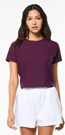 Sergio Tacchini Eva Cropped Top in Potent Purple at Nordstrom, Size X-Small