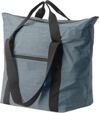 Generic Large Capacity Travel Tote Bag Waterproof Foldable Duffel Lightweight Weekender Luggage Carry,Compatible For Outdoor(Blue)