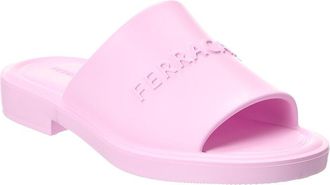 Ferragamo Giuneva 3D Logo Rubber Sandal