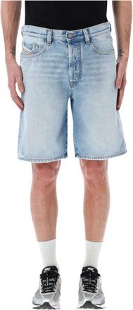 Diesel Regular Short - Heren - Denim shorts - Blauw - W30 - Katoen - Korte Broeken