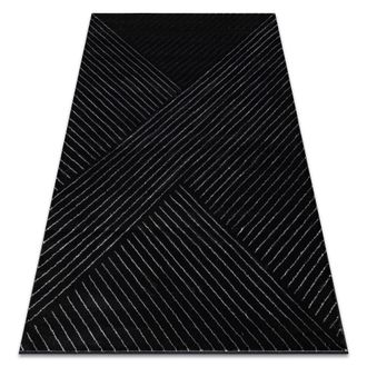RugsX RugsX Emerald Rug in Black | Size: 140 cm x 190 cm