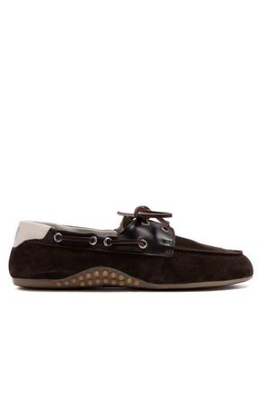 P448 Antibes Boat Shoe in Mocha at Nordstrom, Size 35