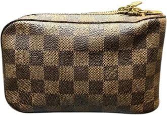 Louis Vuitton Pre-owned Belt Bags, male, Brown, Size: ONE SIZE Pre-owned Geronimos Damier Shoulder Bag
