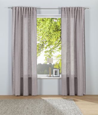 LeGer Home by Lena Gercke Gardine »Marusha« Multifunktionsband 1 Stk. tlg. 1 Schal, Leinenoptik, gewebt, verschiedene Grössen