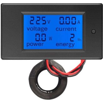 OEM Mult&iacute;metro Digital Pzem-061 Ac 80-260v 100a Con Pantalla Lcd, Mult&iacute;metro Digital De Voltaje, Amper&iacute;metro De Energ&iacute;a, Volt&iacute;metro Con Transformador De C