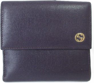 Gucci Dark Purple Wallet (Bi-Fold) (Pre-Owned)