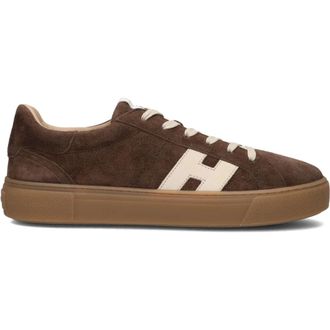 Hogan H705 Allacciato H - Heren - Sneakers - Bruin - 44 EU - Su&egrave;de - Schoenen