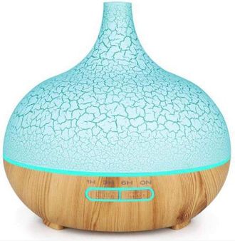 No Brand Humidificadores - Humidificador Ultras&oacute;nico Port&aacute;til, 7 Colores Led Cambiantes, Apagado Autom&aacute;tico, Silencioso Para El Hogar Y La Oficina