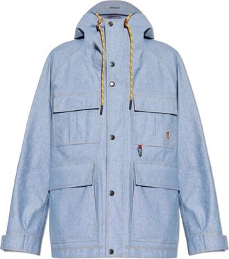 Moncler Day-Namic Jacket - Heren - Zomerjassen - Blauw - L - Katoen - Jassen