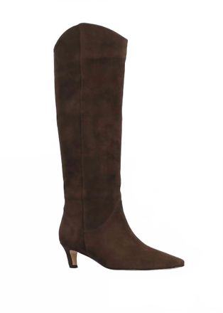 Bibi Lou Womens Rigel Tall Boot In Tan Suede