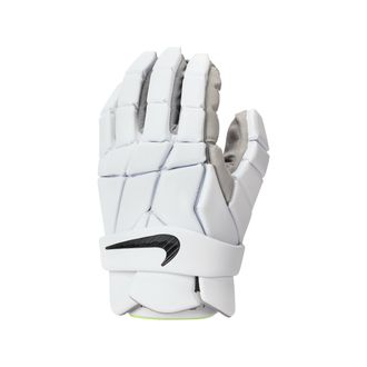 Nike Mens Vapor Select 2.0 Lacrosse Gloves in White | GEVS6F-100