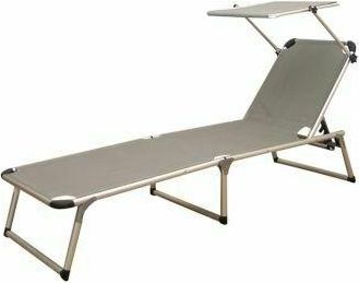 Stiliac Brandina Per Casa E Giardino In Alluminio Anodizzato Con Tetto Parasole E Schienale Regolabile Lettino Relax Per Spiaggia E Campeggio