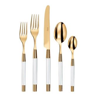 Capdeco Zoe - 5 Piece Place Setting in Pvd Gold at Nordstrom