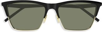 Saint Laurent Eyewear Occhiali da sole squadrati - Nero