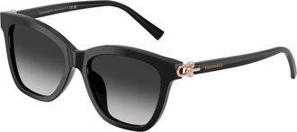 Tiffany & Co. Zonnebril Tf 4241D Stijl 80013C - Dames - Zonnebrillen - Zwart - 54 MM - Accessoires