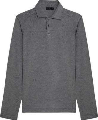 Ferrante Rondgebreide trui - Heren - Polos - Grijs - L - Tops