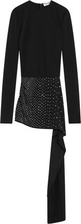 The Attico Korte Jurk - Dames - Korte kleedjes - Zwart - S - Kleedjes