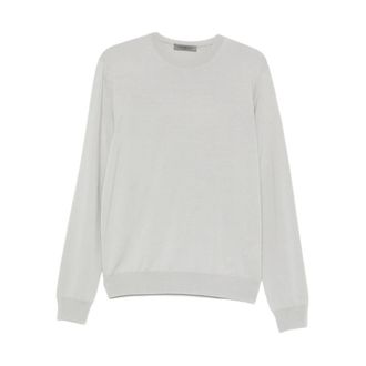 Corneliani Jersey de cuello redondo - Knitwear - Hombre - Gris - 2XL