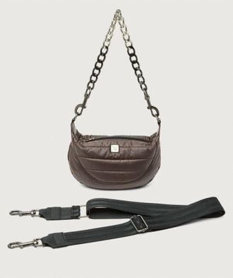 Think Royln Womens Tiny Dancer Crossbody Bag In Waxed Espresso