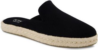 Toms Santiago Espadrille Mule in Black at Nordstrom, Size 7.5