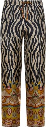 Pierre-Louis Mascia Broeken, Dames, Veelkleurig, XS, Aloe Broek
