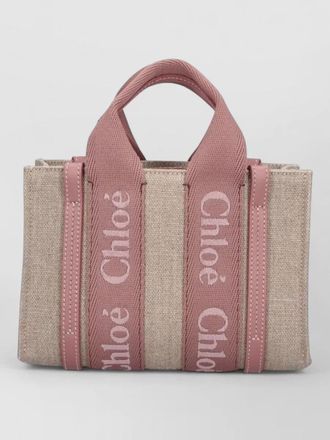 Chlo&eacute; tote bag hand design shoulder strap handles