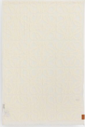 Loewe Anagram Fil Coupe Wool Silk Scarf