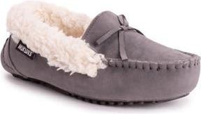 Muk Luks Jaylah Faux Shearling Lined Slipper in Light Grey at Nordstrom Rack, Size 10