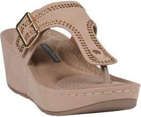 GC SHOES Alani Wedge Sandal in Beige at Nordstrom Rack, Size 8.5