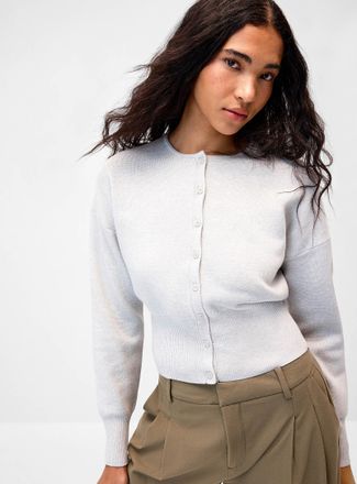 Twik Womens Fitted-waist Cardigan Sweater
