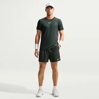 Nike Mens Court Slam Dri-FIT Tennis Shorts in Green | IM5781-317