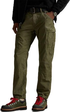 Polo Ralph Lauren Lightweight Rustic Canvas Cargo Pants in Outdoors Olive at Nordstrom, Size 34 X 32