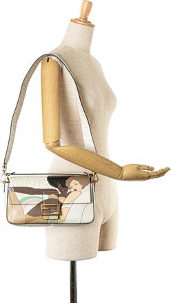 Fendi Fendigraphy Baguette Schoudertas