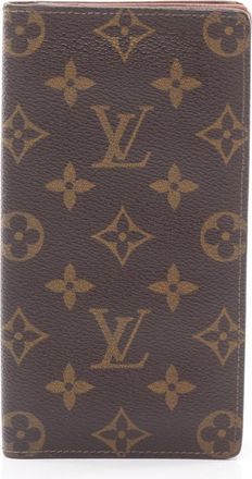 Louis Vuitton Brown Monogram Monogram Long Wallet (Bi-Fold) (Pre-Owned)