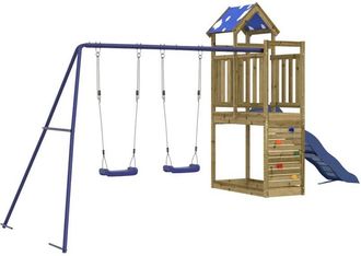 vidaXL Parque Infantil De Exterior Madera De Pino Impregnada Vidaxl