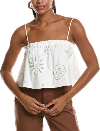 Seraphina Embroidered Lace Top