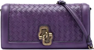Bottega Veneta Pre-owned Bottega Veneta Nappa Intrecciato Olimpia Knot Crossbody Ladies 3W59Q6YDXYU4N1LY