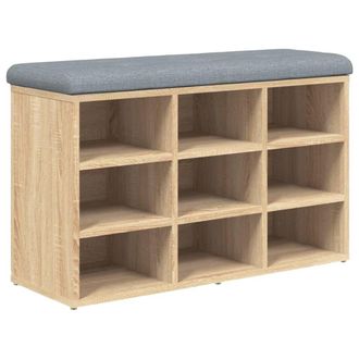 vidaXL Zapatero Roble Sonoma 82x32x50 Cm Madera De Ingenier&iacute;a Vidaxl