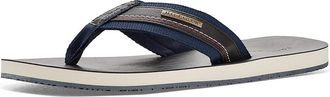 Tommy Hilfiger Davidos Mens Sandals Dark Brown/Navy 200 : 10 D - Medium, Leather/Textile