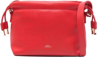 A.P.C. Cross Body Bags, female, Red, Size: ONE SIZE Sac Ninon Mini