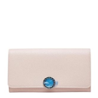 Bulgari Pre-owned Long wallet (bi-fold) - Dames - Vintage Accessoires - Roze - ONE Size - Leer - Vintage