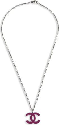 Chanel Collana con pendente CC 2004 - Argento