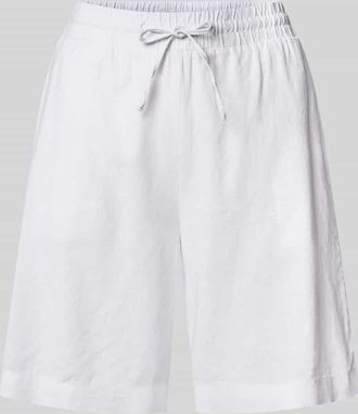 Freequent Leinenshorts mit elastischem Bund Modell Lava in Weiss, Gr&ouml;&szlig;e XXL