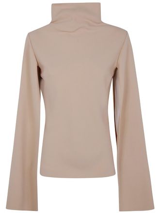 Alberta Ferretti Turtle Neck Blouse